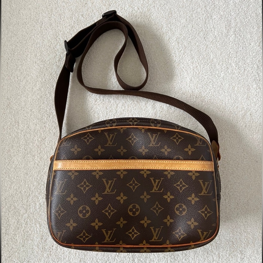 Louis Vuitton Brown Reporter Monogram PM Canvas Crossbody Bag